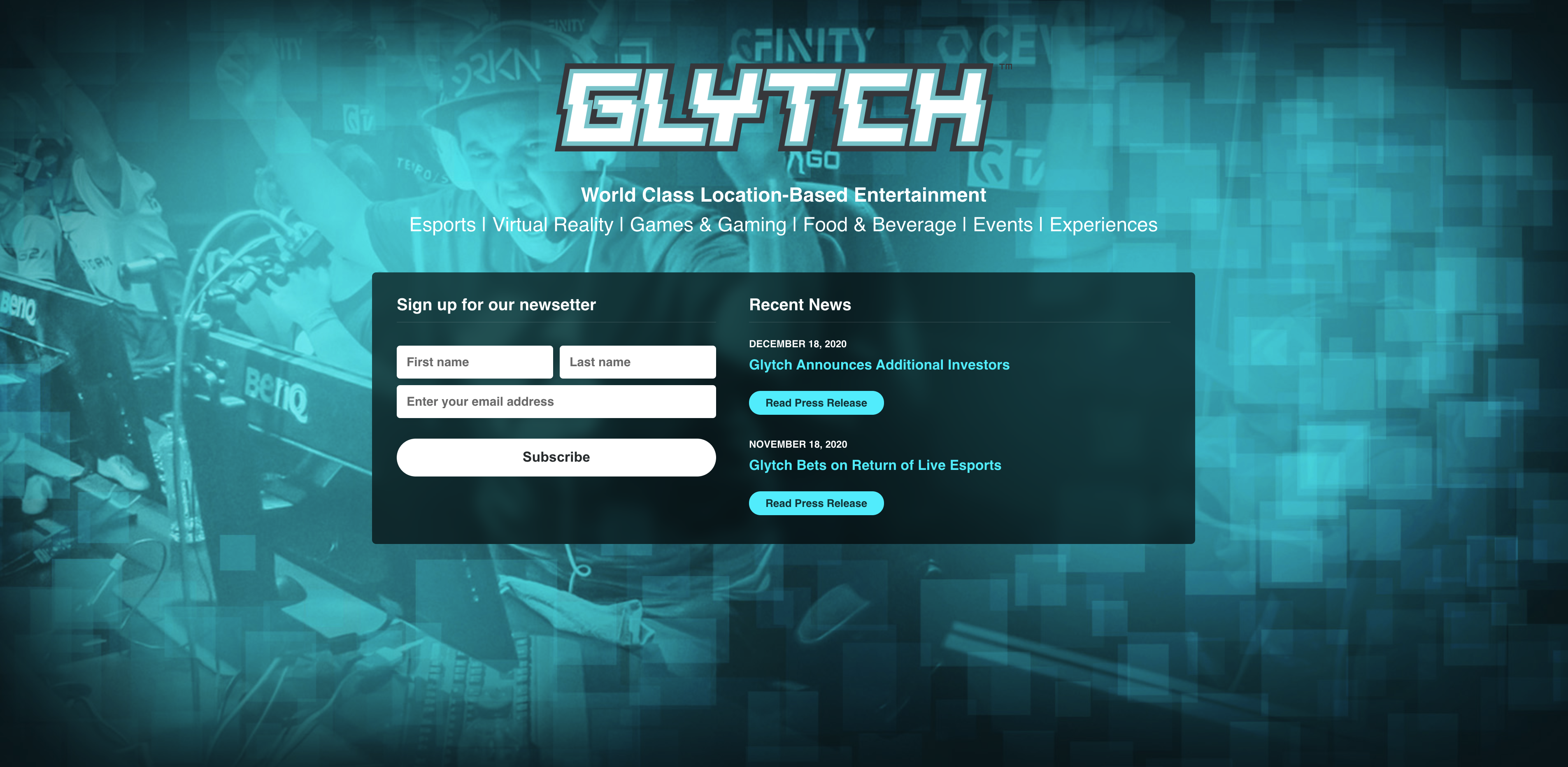 glytch-webpage